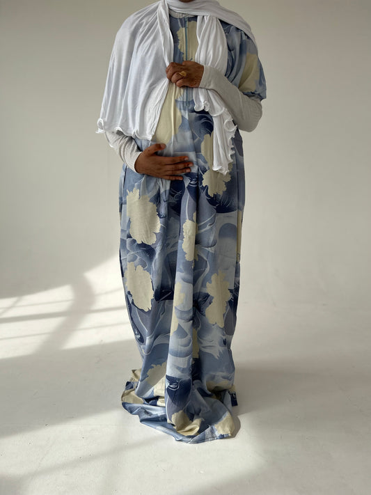 Blue Zahra kaftan