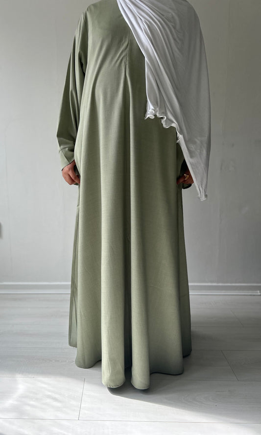 Pistachio Basma Linen Look