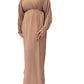 Sand Brown Lina Abaya