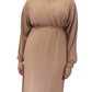 Sand Brown Lina Abaya