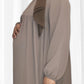 Taupe Mila Maternity Dress