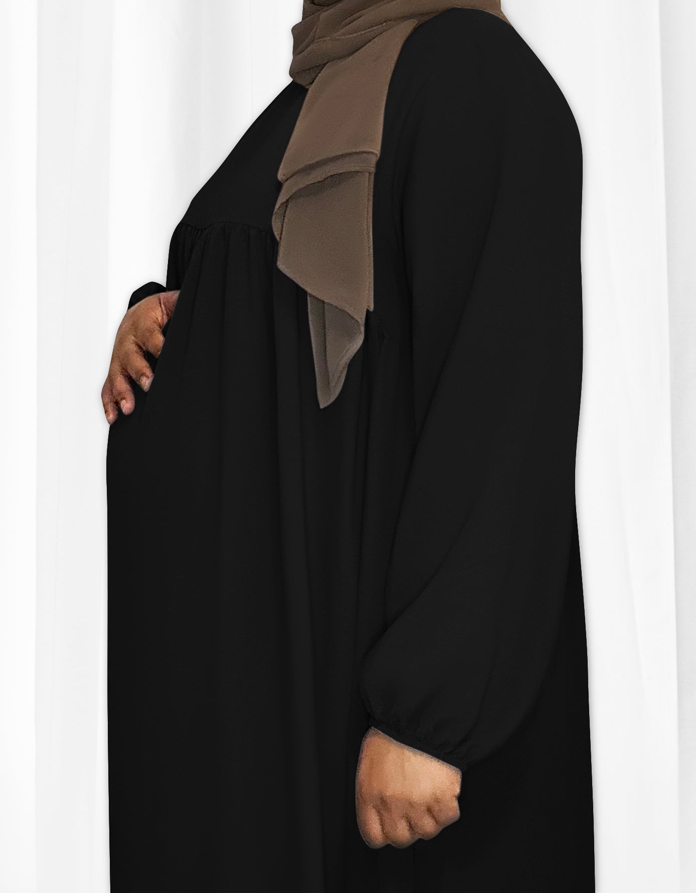 Black Mila Maternity Dress