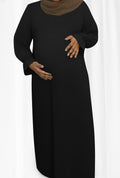 Black Nada Maternity Dress - Modest Maternity