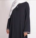 Navy Blue Jasmin Abaya - Modest Maternity