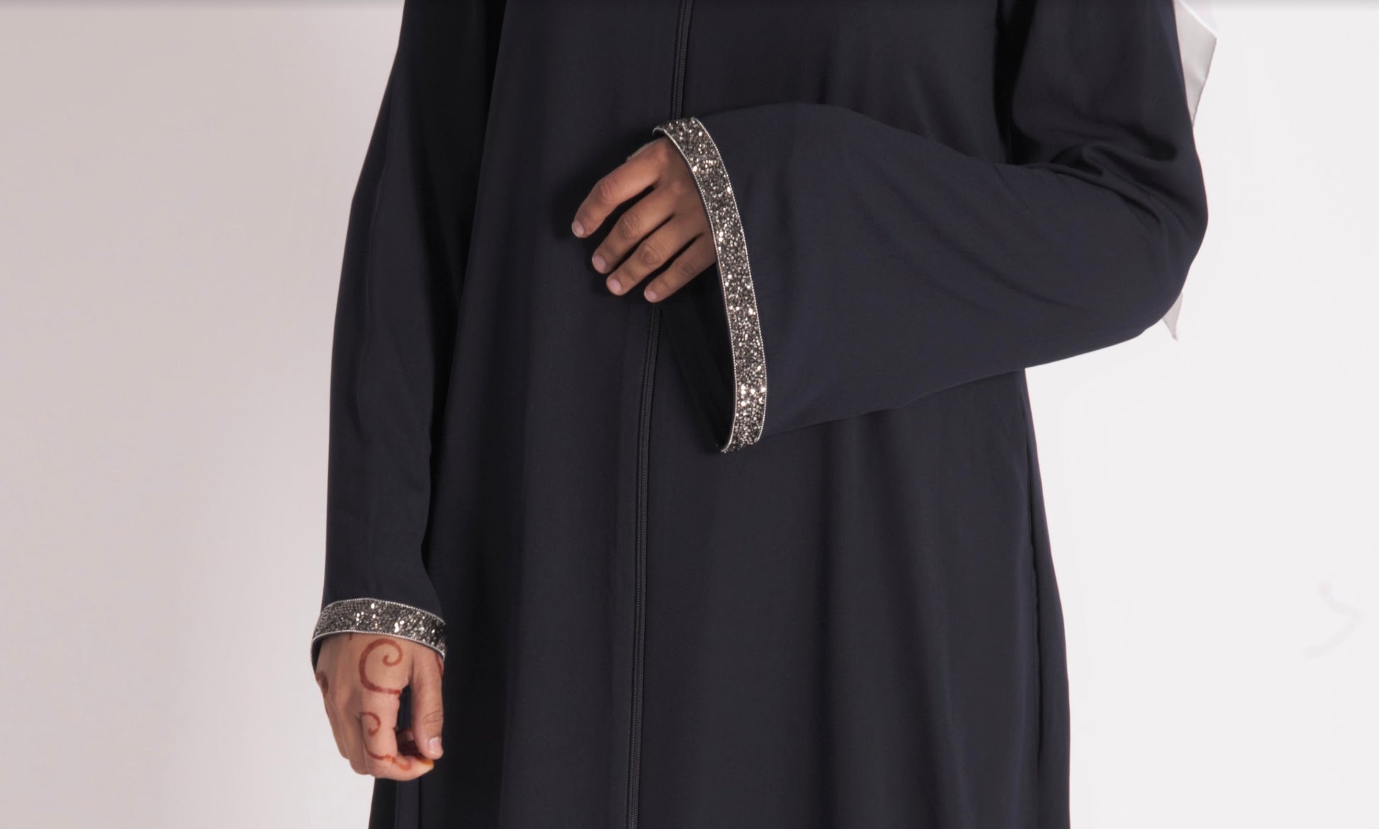 Navy Blue Jasmin Abaya - Modest Maternity