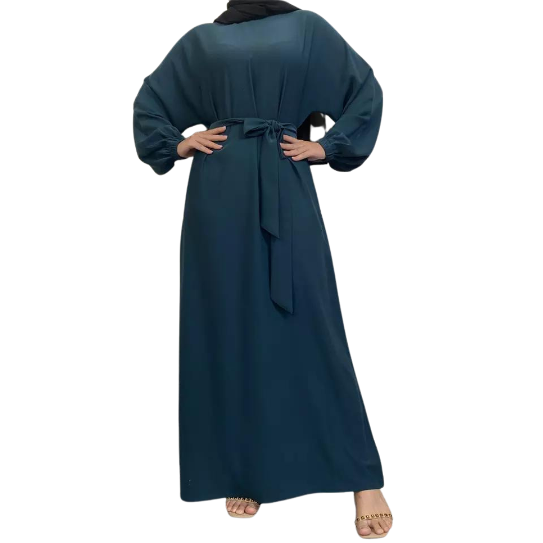 Teal Lina Abaya