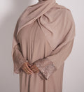 Neutral Brown Shayma Abaya - Modest Maternity